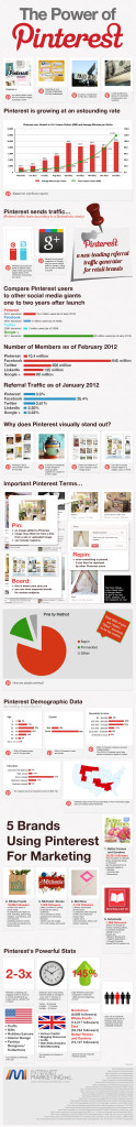 L'infografica The Power Of Pinterest